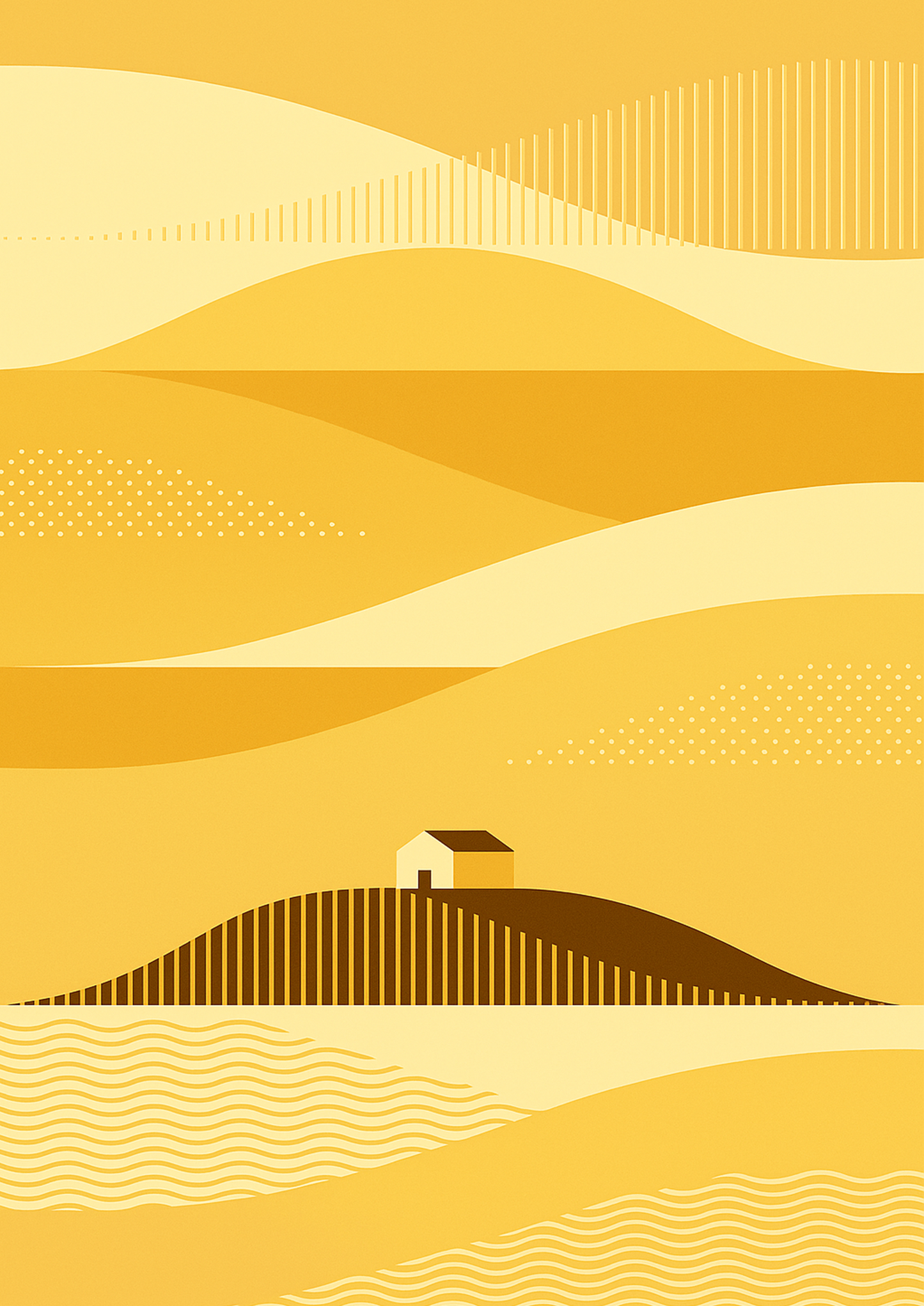 Solnedgång vid Fredlarna