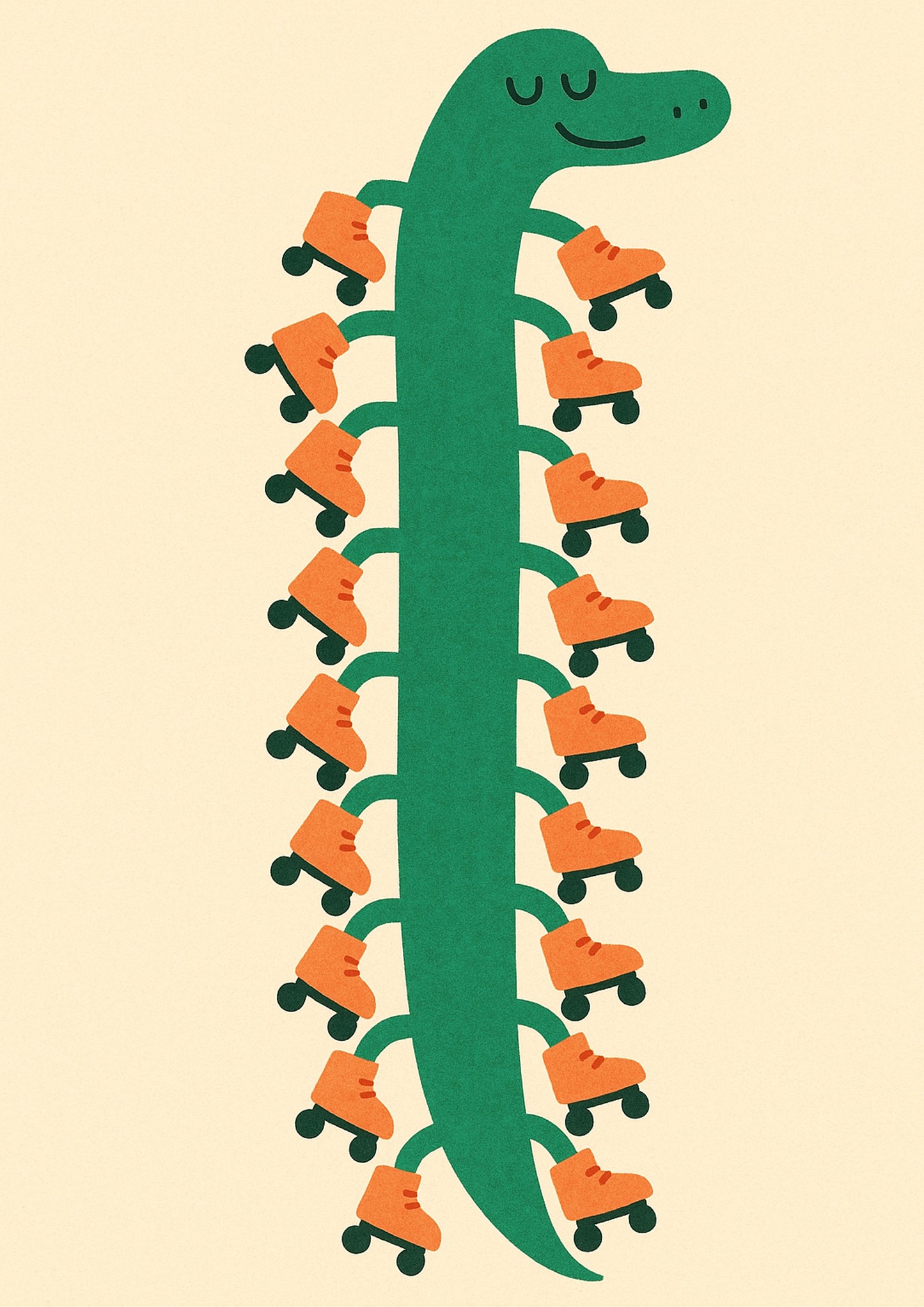 Tusenfoting på rull