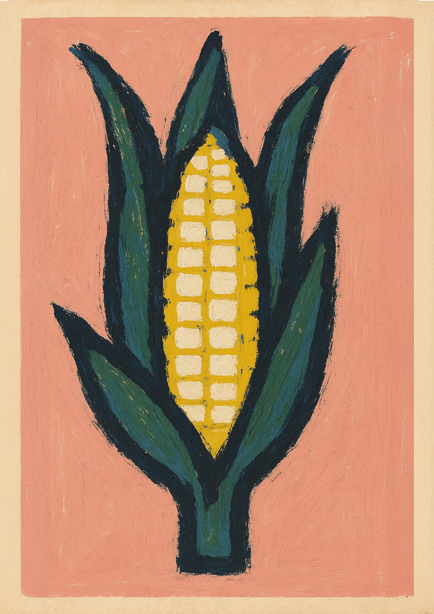 Majsfält utanför Cancún