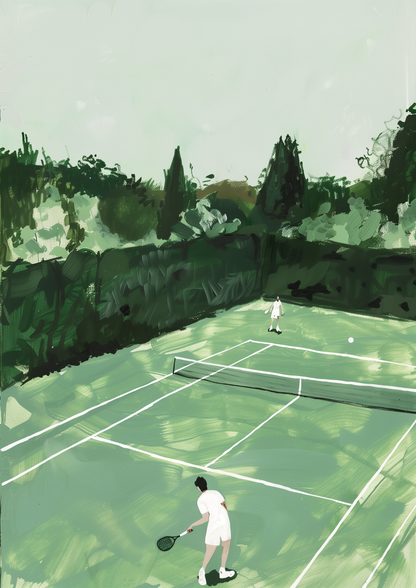 Tennismatch i Båstad