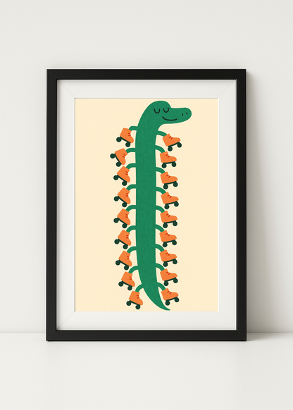 Tusenfoting på rull